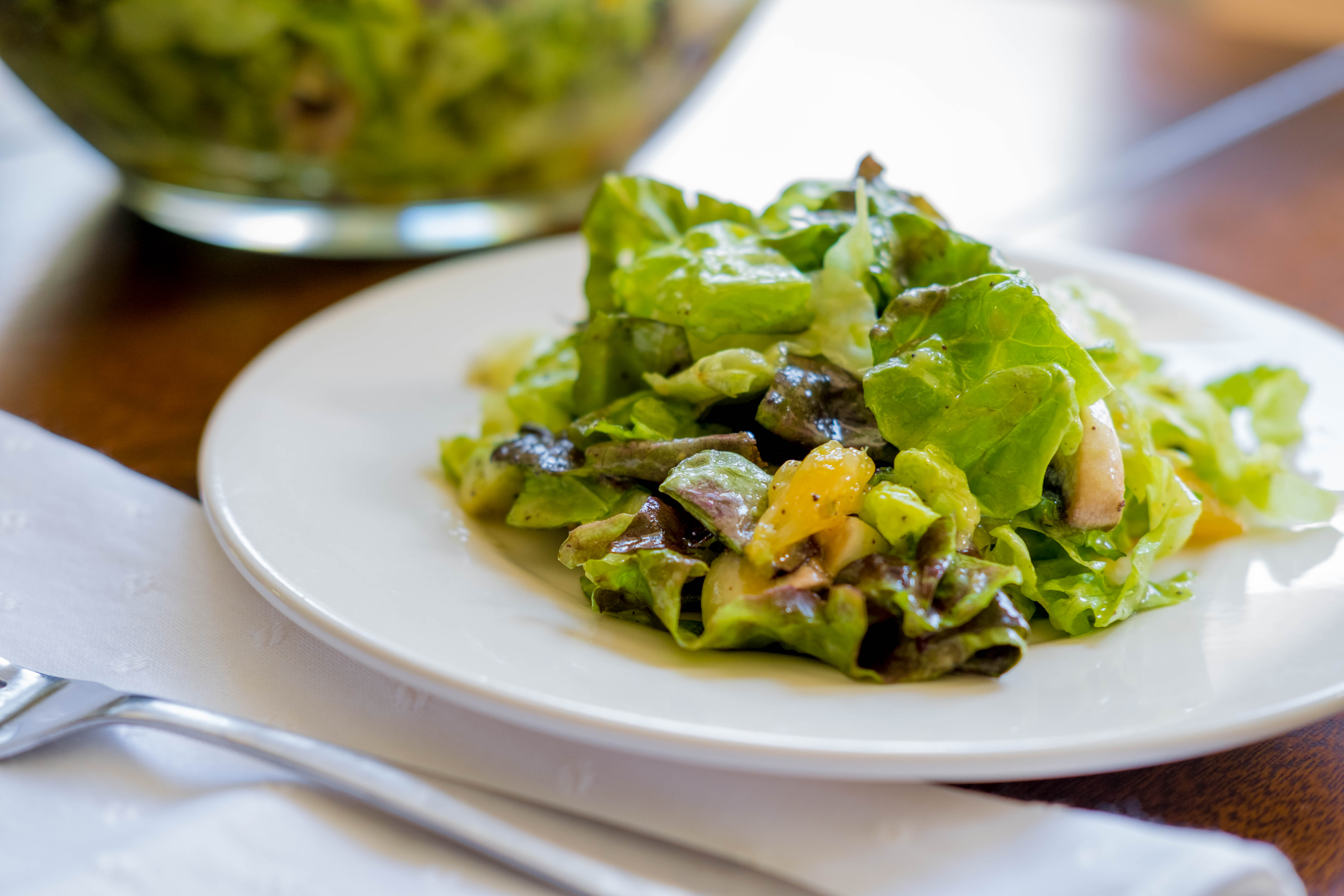 Red Leaf Lettuce Salad with Poppyseed Dressing - Seasoned with Sunshine